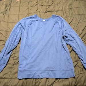 Lightweight Blue Long Sleeve Crewneck